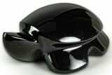 Polished Sheen Obsidian Turtle - California #331600-1